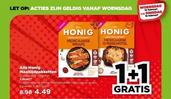 PLUS Alle Honig Maaltijdpakketten aanbieding