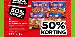 PLUS Dr. Oetker Big Americans pizza aanbieding