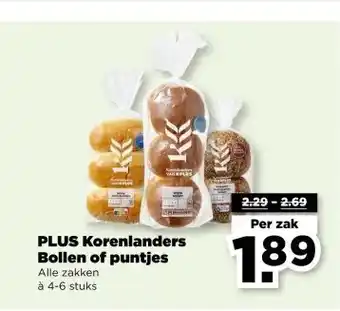 PLUS PLUS Korenlanders Bollen of puntjes aanbieding