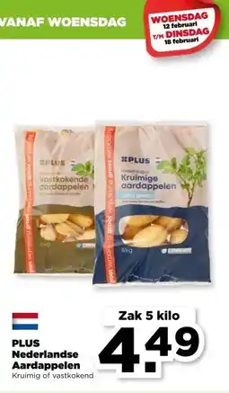 PLUS PLUS Nederlandse Aardappelen aanbieding