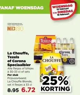 PLUS La Chouffe, Texels of Corona Speciaalbier aanbieding