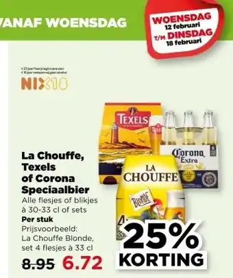 PLUS La Chouffe, Texels of Corona Speciaalbier aanbieding