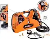 Praxis NUAIR Compressor, 2 L, 1.5 hp, 55 x 15 x 34cm, 1100 W, Oranje aanbieding