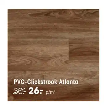 Kwantum PVC Click strook Atlanta aanbieding