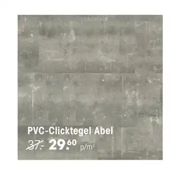 Kwantum PVC Clicktegel Abel aanbieding