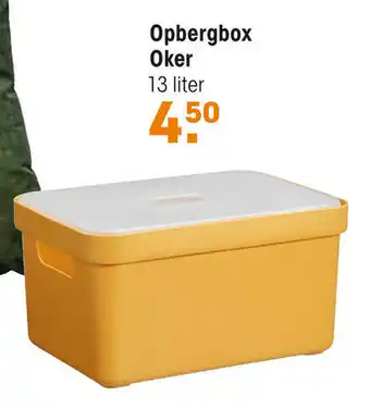 Kwantum Opbergbox Oker aanbieding