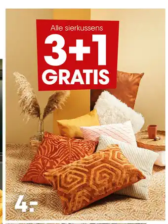 Kwantum Sierkussen 3+1 aanbieding