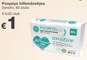 Kik Poopeys billendoekjes aanbieding