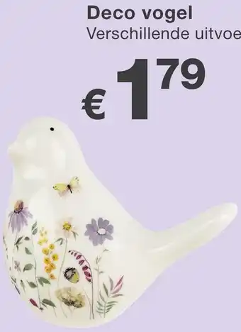 Kik Deco vogel aanbieding