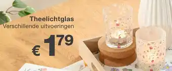 Kik Theelichtglas aanbieding