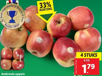 Lidl Ambrosia appels aanbieding