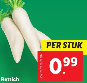 Lidl Rettich aanbieding