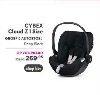 Baby & Tiener Cybex Cloud Z I Size Groep o Autostoel Deep Black aanbieding