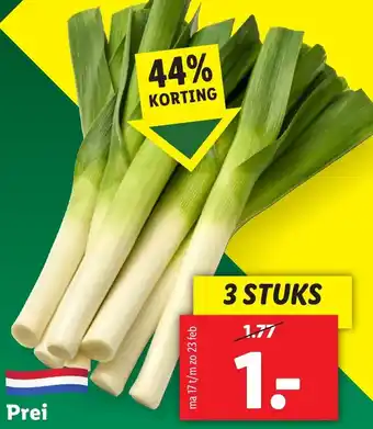 Lidl Prei aanbieding