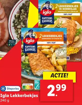 Lidl Iglo Lekkerbekjes aanbieding