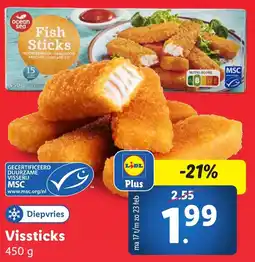 Lidl Vissticks aanbieding