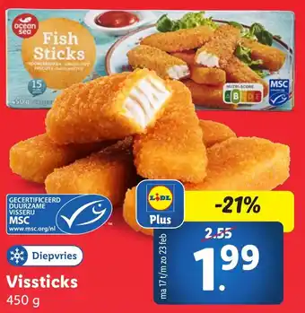 Lidl Vissticks aanbieding