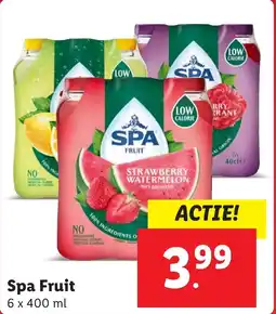 Lidl Spa Fruit aanbieding