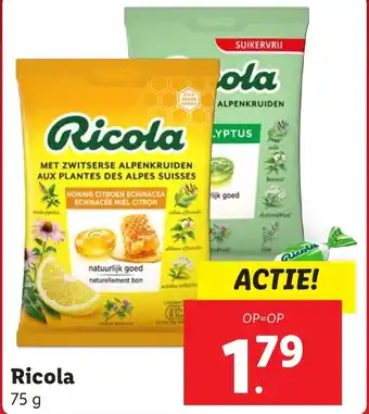 Lidl Ricola aanbieding