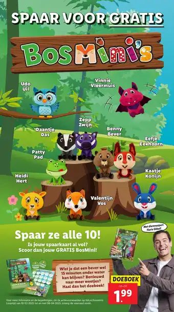 Lidl BosMini's Doeboek aanbieding