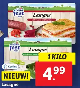 Lidl Lasagne aanbieding