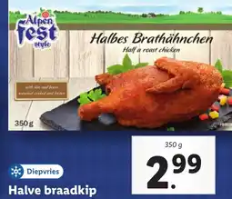 Lidl Halve braadkip aanbieding