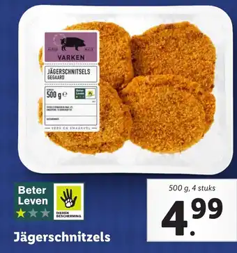 Lidl Jägerschnitzels aanbieding