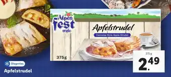 Lidl Apfelstrudel aanbieding