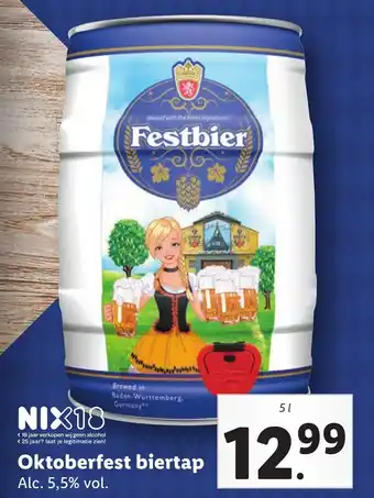 Lidl Oktoberfest biertap aanbieding