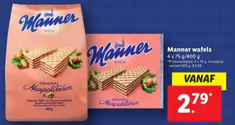 Lidl Manner wafels aanbieding