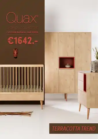 Baby & Tiener Quax 3-delige babykamer Cocoon Natural Oak Terra aanbieding