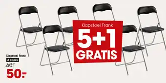 Kwantum Klapstoel Frank 5+1 aanbieding