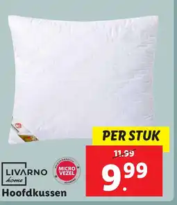 Lidl Hoofdkussen aanbieding