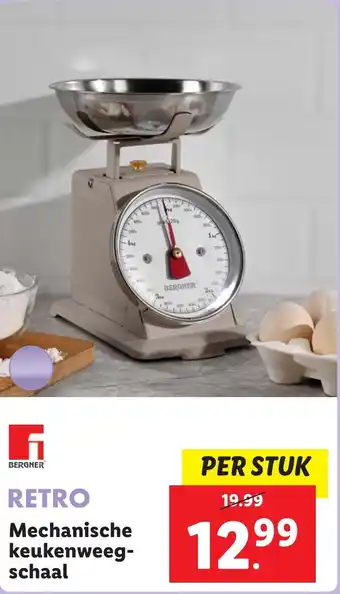 Lidl Mechanische keukenweeg schaal aanbieding