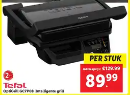 Lidl Tefal OptiGrill GC7P08 Intelligente grill aanbieding