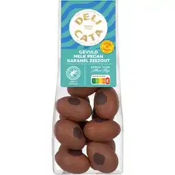 Albert Heijn Delicata Paaseitjes gevuld melk pecan karamel aanbieding