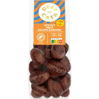 Albert Heijn Delicata Paaseitjes gevuld melk zachte karamel aanbieding