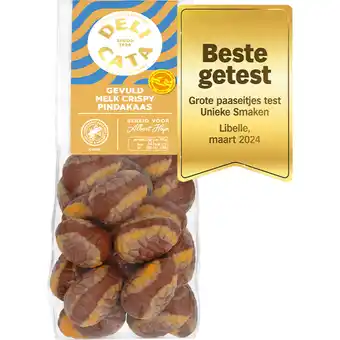 Albert Heijn Delicata Paaseitjes gevuld melk crispy pindakaas aanbieding