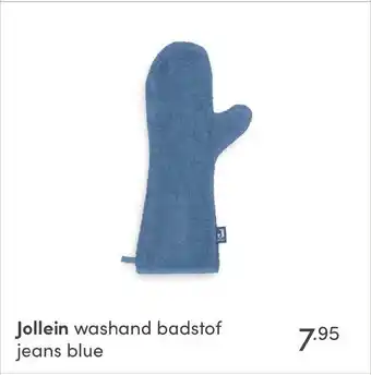 Baby & Tiener Jollein washand bedstof jeans blue aanbieding