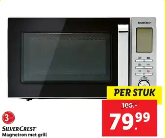 Lidl Silvercrest Magnetron met grill aanbieding