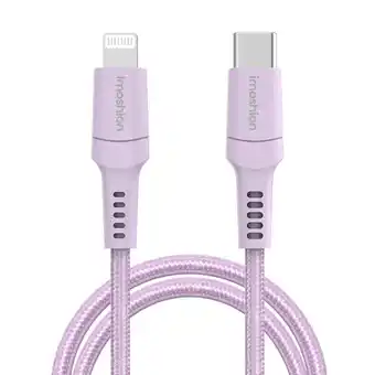 ANWB Imoshion Lightning naar USB-C kabel 2 meter Lila aanbieding