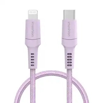 ANWB Imoshion Lightning naar USB-C kabel 1 meter Lila aanbieding