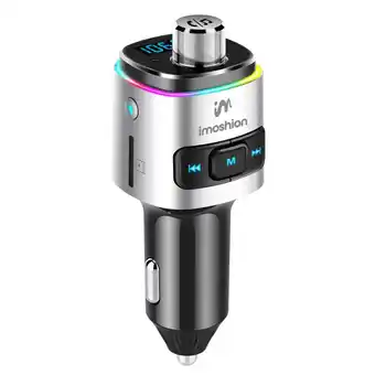 ANWB Imoshion Bluetooth FM Transmitter Zwart aanbieding