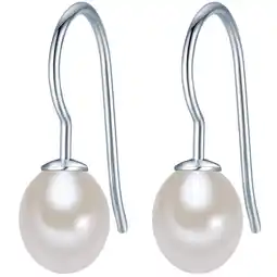 Douglas Valero Pearls Parel oorbellen Sterling zilver Gekweekte zoetwaterparels in Zilver aanbieding