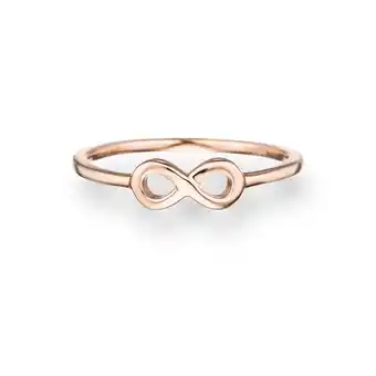 Douglas Glanzstücke München Zilveren ring Infinity Sterling zilver in Roségoud aanbieding