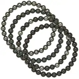 Douglas Rafaela Donata Parel armband Schelpparels Schelpparels in Grijs/zwart aanbieding