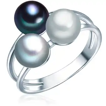 Douglas Valero Pearls Ring Sterling zilver Gekweekte zoetwaterparels in Zilver aanbieding