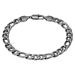 Douglas True Rebels Armband van Edelstaal in gunmetal aanbieding