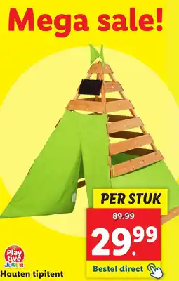 Lidl Houten tipitent aanbieding