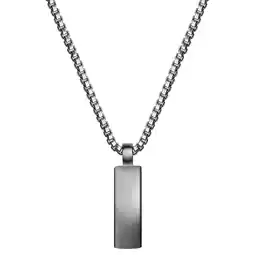 Douglas True Rebels Ketting van Edelstaal in gunmetal aanbieding